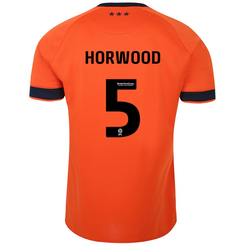 Criança Camisola Bonnie Horwood #5 Laranja Alternativa 2023/24 Camisa Brasil