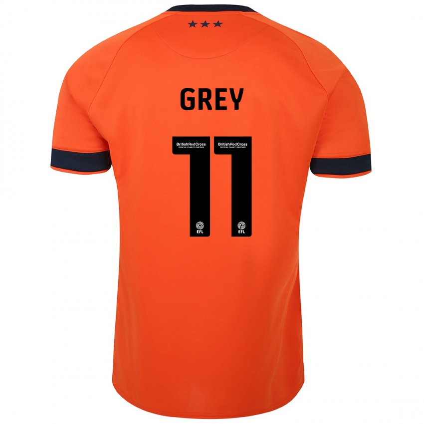 Criança Camisola Anna Grey #11 Laranja Alternativa 2023/24 Camisa Brasil