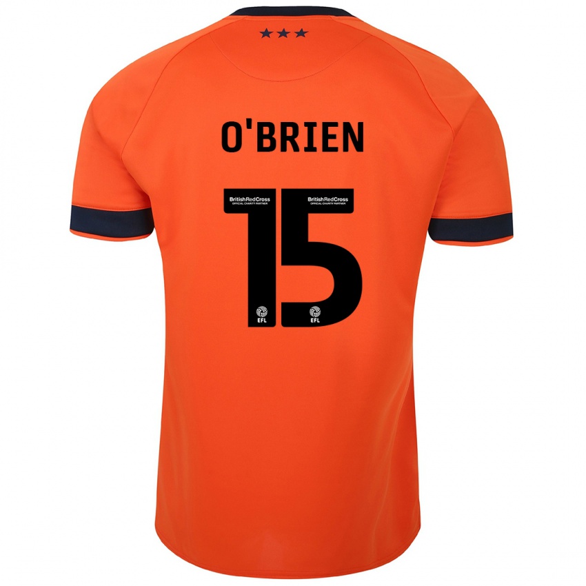 Criança Camisola Lucy O'brien #15 Laranja Alternativa 2023/24 Camisa Brasil