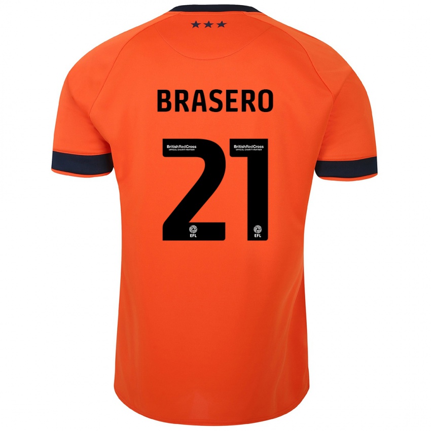 Criança Camisola Sarah Brasero-Carreira #21 Laranja Alternativa 2023/24 Camisa Brasil