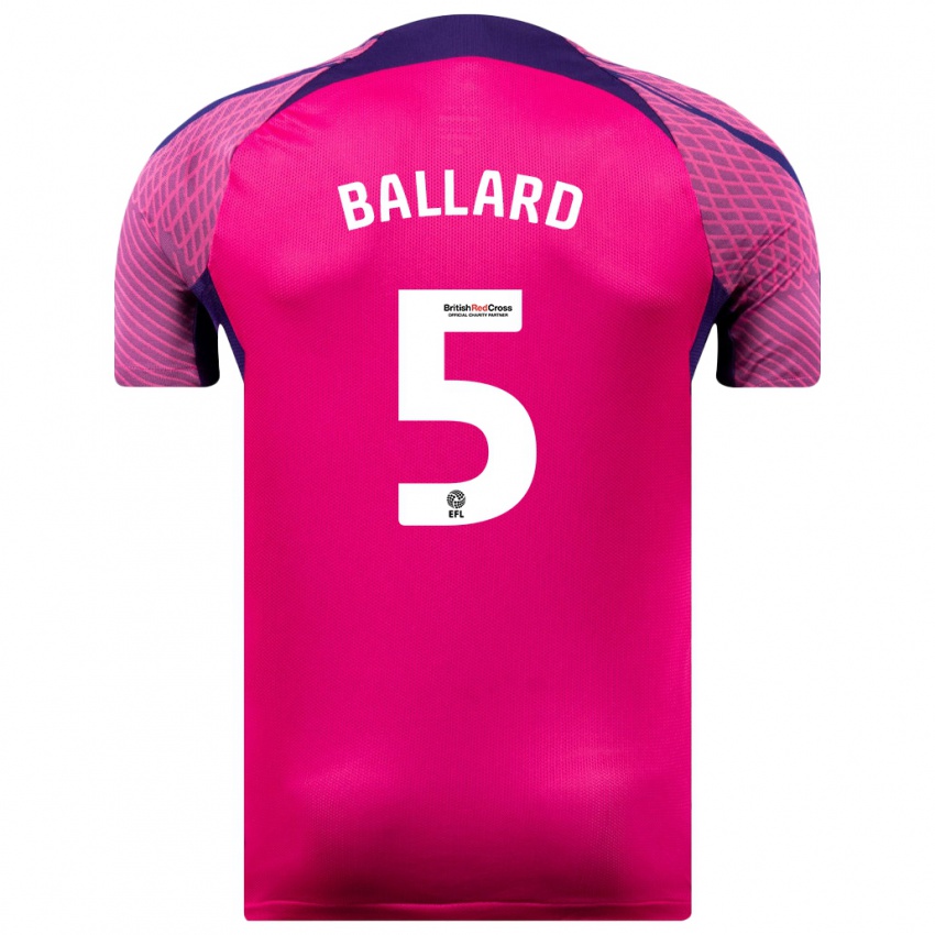 Criança Camisola Daniel Ballard #5 Roxo Alternativa 2023/24 Camisa Brasil