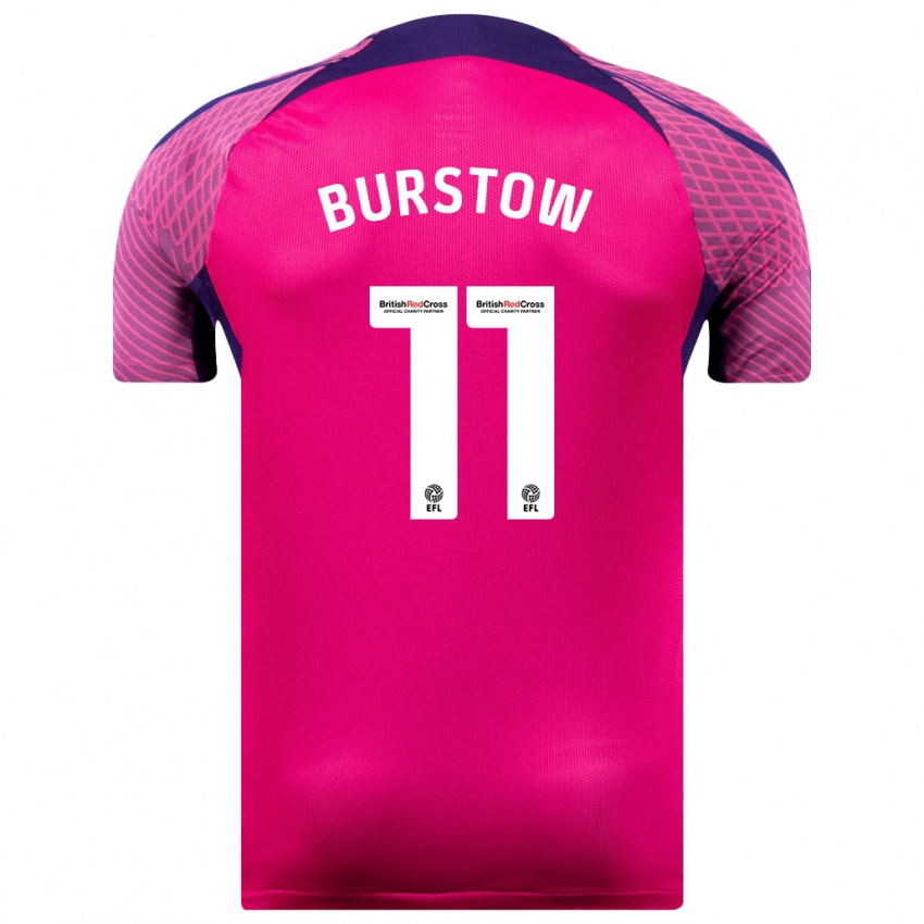 Criança Camisola Mason Burstow #11 Roxo Alternativa 2023/24 Camisa Brasil