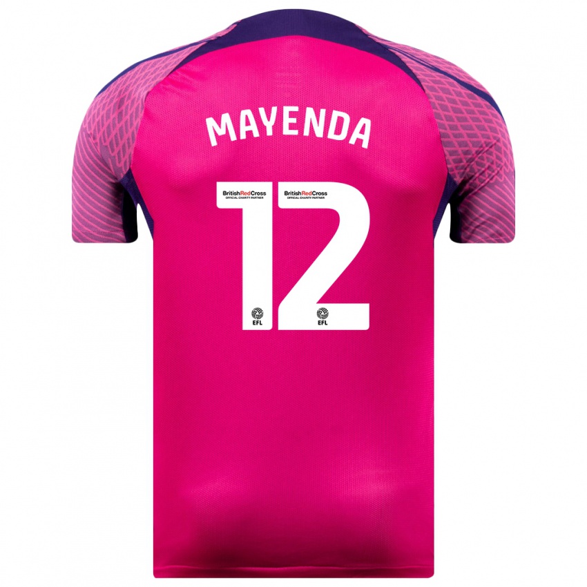 Criança Camisola Eliezer Mayenda #12 Roxo Alternativa 2023/24 Camisa Brasil