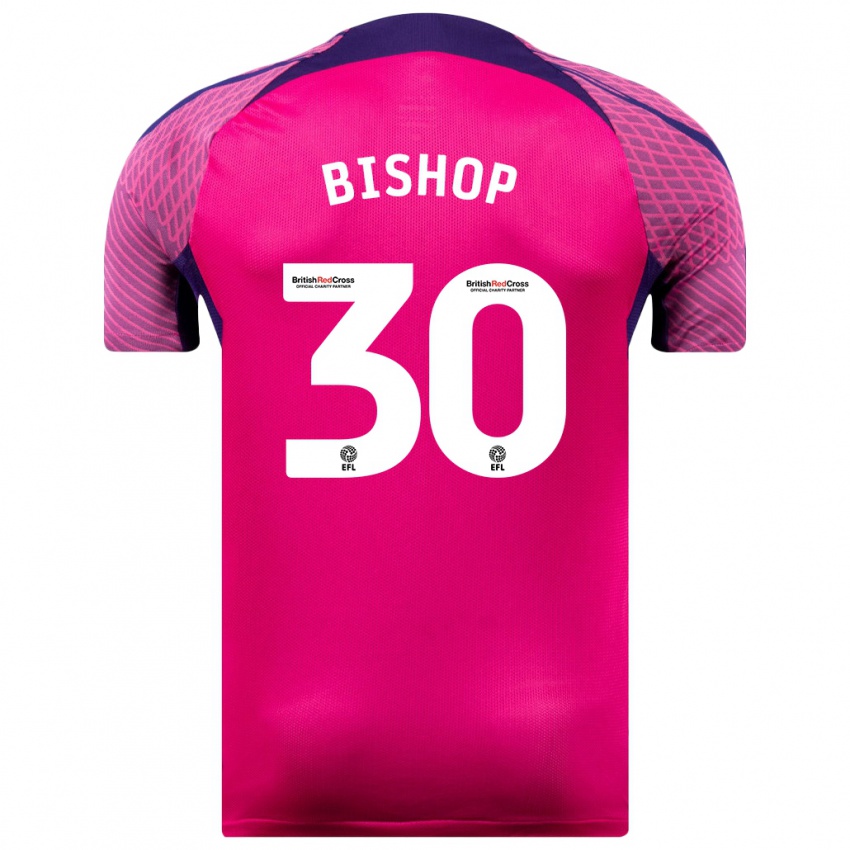 Criança Camisola Nathan Bishop #30 Roxo Alternativa 2023/24 Camisa Brasil