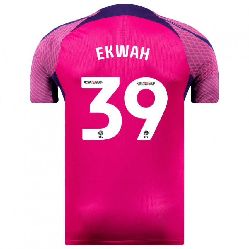 Criança Camisola Pierre Ekwah #39 Roxo Alternativa 2023/24 Camisa Brasil