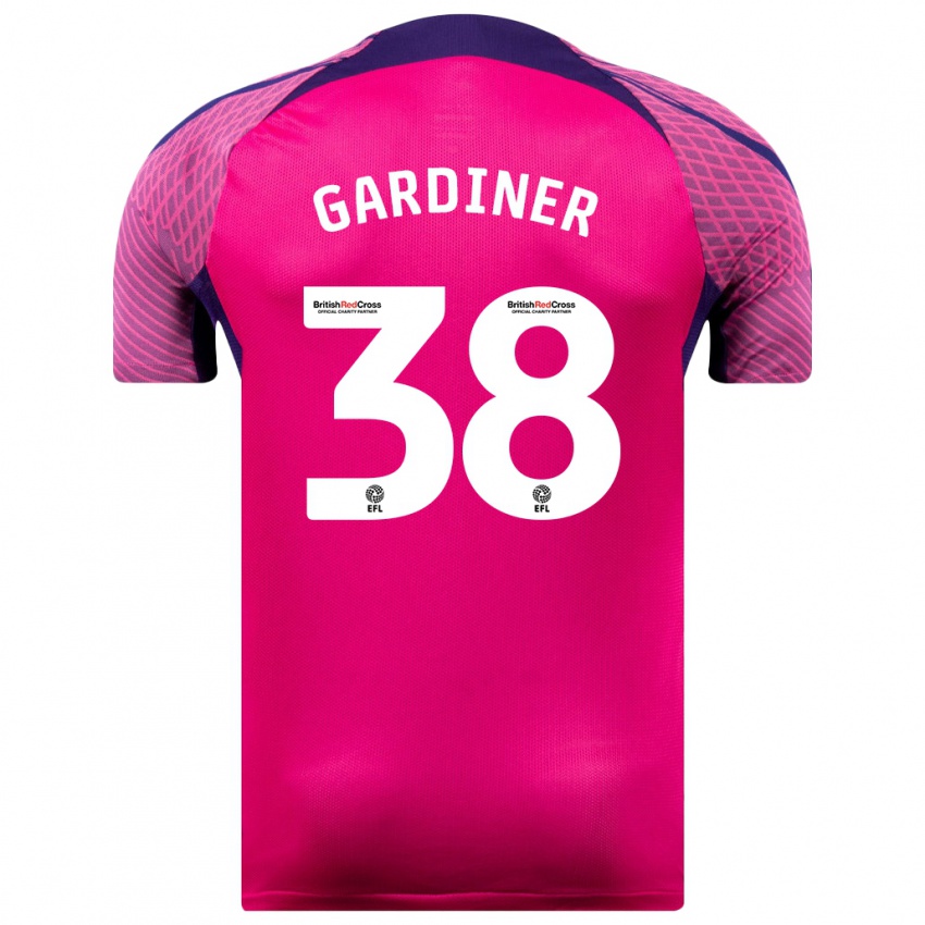 Criança Camisola Harry Gardiner #38 Roxo Alternativa 2023/24 Camisa Brasil