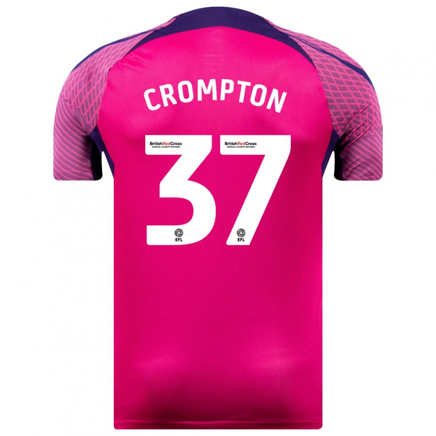 Criança Camisola Ben Crompton #37 Roxo Alternativa 2023/24 Camisa Brasil