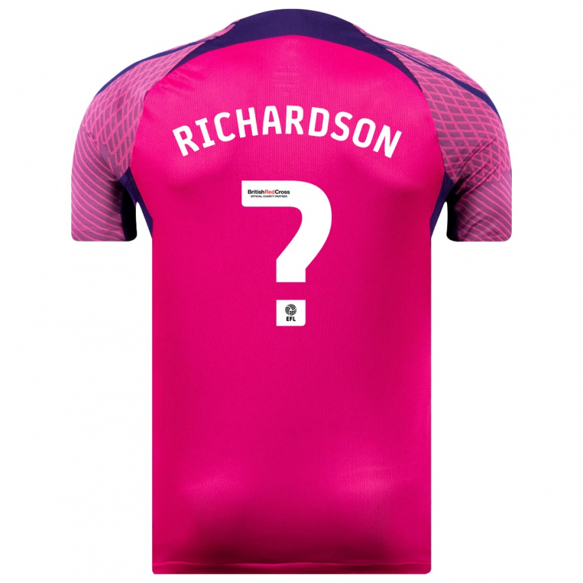 Criança Camisola Adam Richardson #0 Roxo Alternativa 2023/24 Camisa Brasil