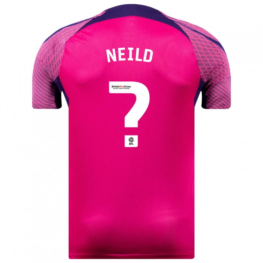 Criança Camisola Joe Neild #0 Roxo Alternativa 2023/24 Camisa Brasil