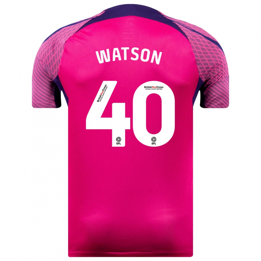 Criança Camisola Tom Watson #40 Roxo Alternativa 2023/24 Camisa Brasil