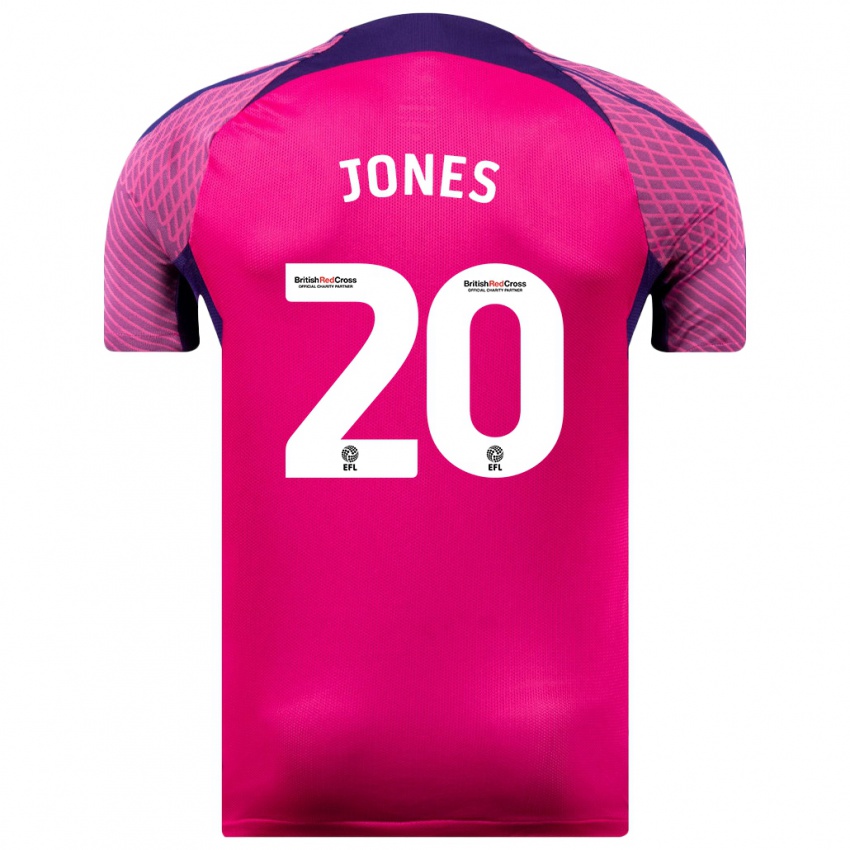 Criança Camisola Ellen Jones #20 Roxo Alternativa 2023/24 Camisa Brasil