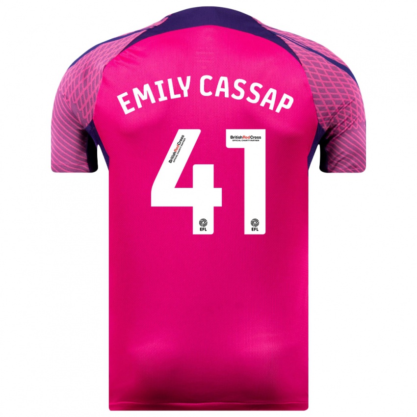 Criança Camisola Emily Cassap #41 Roxo Alternativa 2023/24 Camisa Brasil