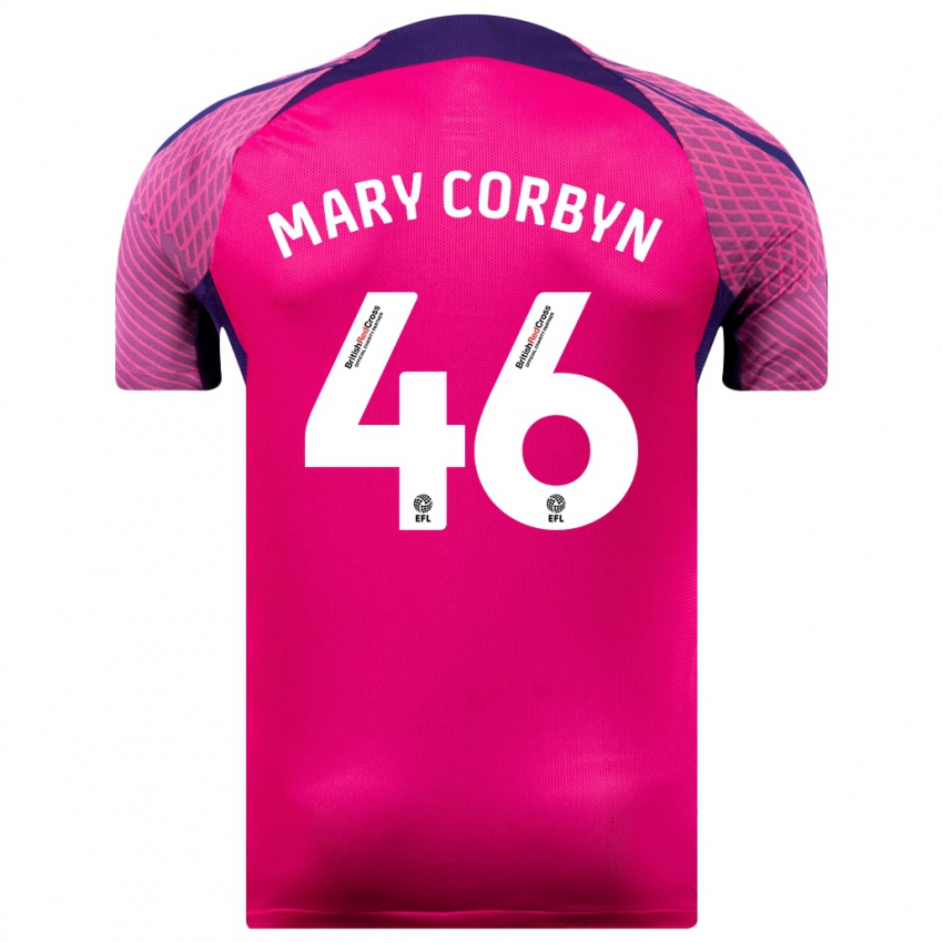 Criança Camisola Mary Corbyn #46 Roxo Alternativa 2023/24 Camisa Brasil