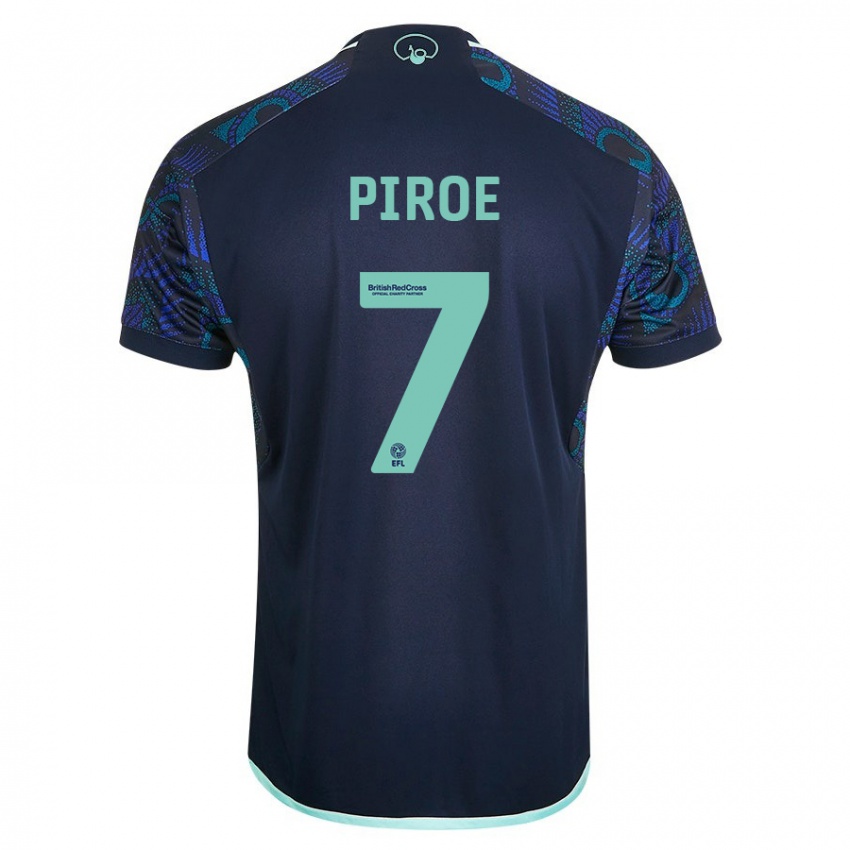 Criança Camisola Joël Piroe #7 Azul Alternativa 2023/24 Camisa Brasil