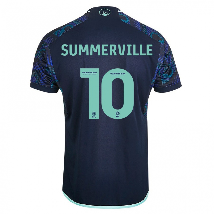 Criança Camisola Crysencio Summerville #10 Azul Alternativa 2023/24 Camisa Brasil