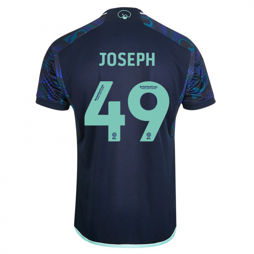 Criança Camisola Mateo Joseph #49 Azul Alternativa 2023/24 Camisa Brasil