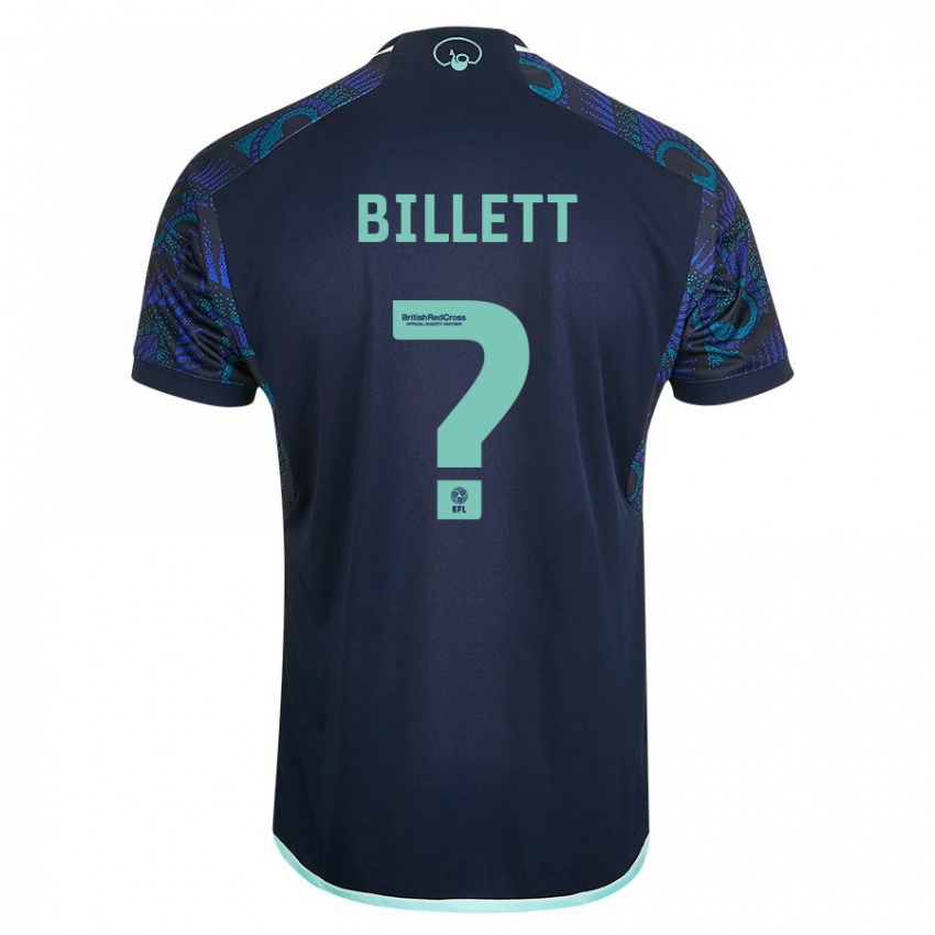 Criança Camisola Joe Billett #0 Azul Alternativa 2023/24 Camisa Brasil