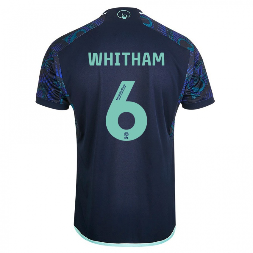 Criança Camisola Danielle Whitham #6 Azul Alternativa 2023/24 Camisa Brasil