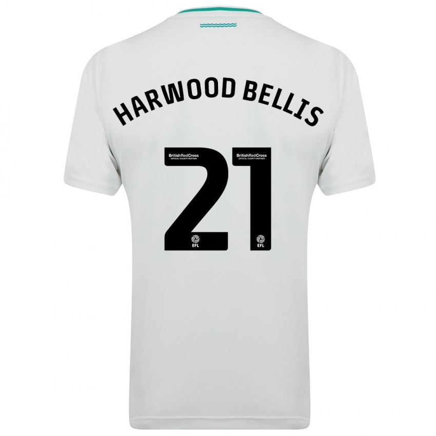 Criança Camisola Taylor Harwood-Bellis #21 Branco Alternativa 2023/24 Camisa Brasil