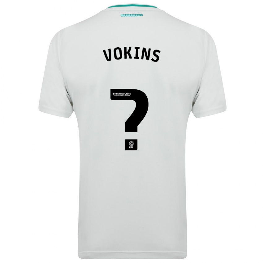 Criança Camisola Jake Vokins #0 Branco Alternativa 2023/24 Camisa Brasil