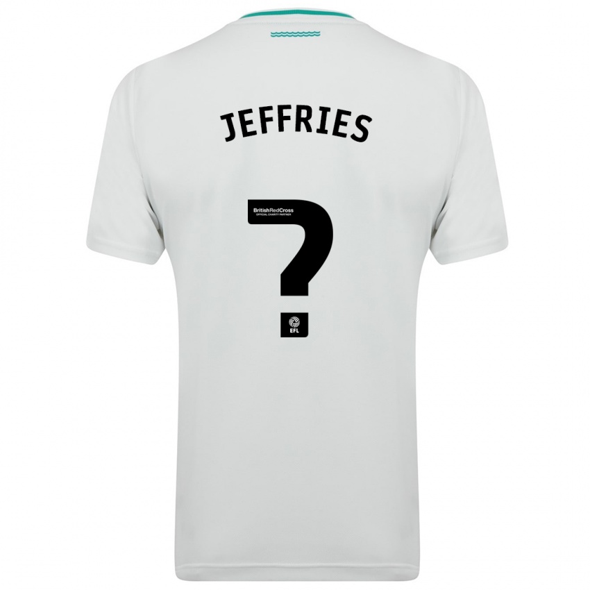 Criança Camisola Josh Jeffries #0 Branco Alternativa 2023/24 Camisa Brasil