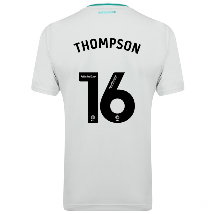 Criança Camisola Emma Thompson #16 Branco Alternativa 2023/24 Camisa Brasil