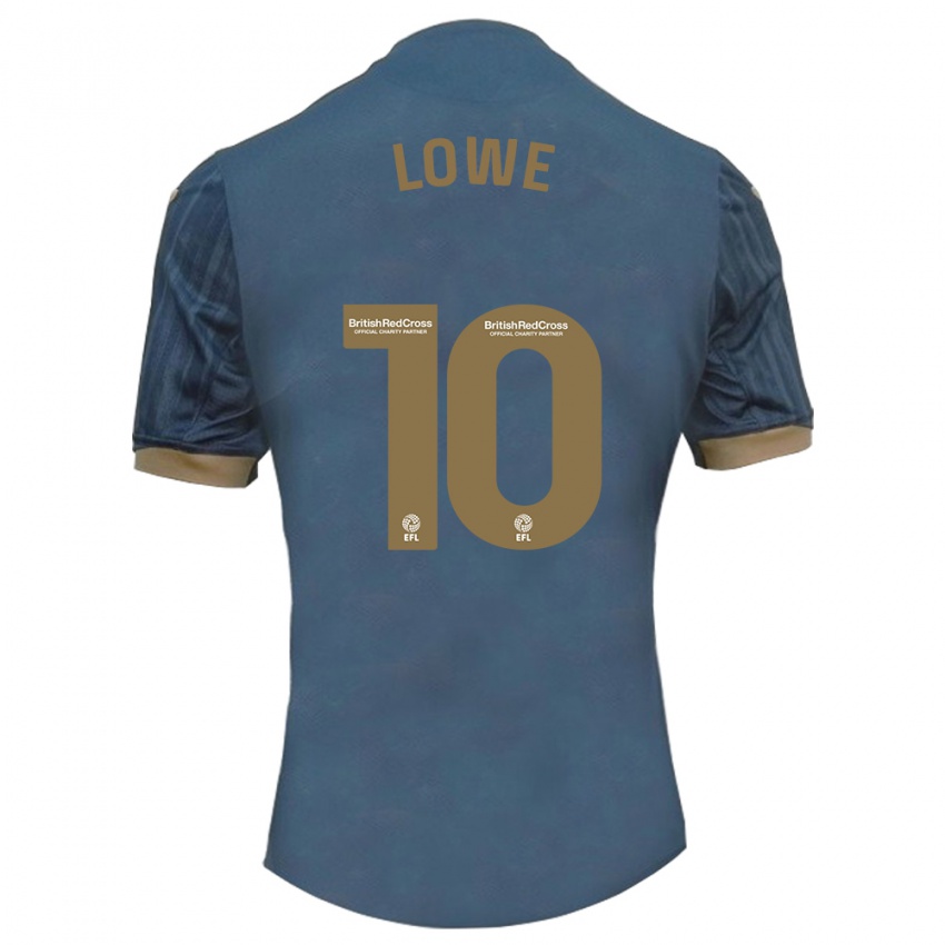 Criança Camisola Jamal Lowe #10 Azul-Petróleo Escuro Alternativa 2023/24 Camisa Brasil