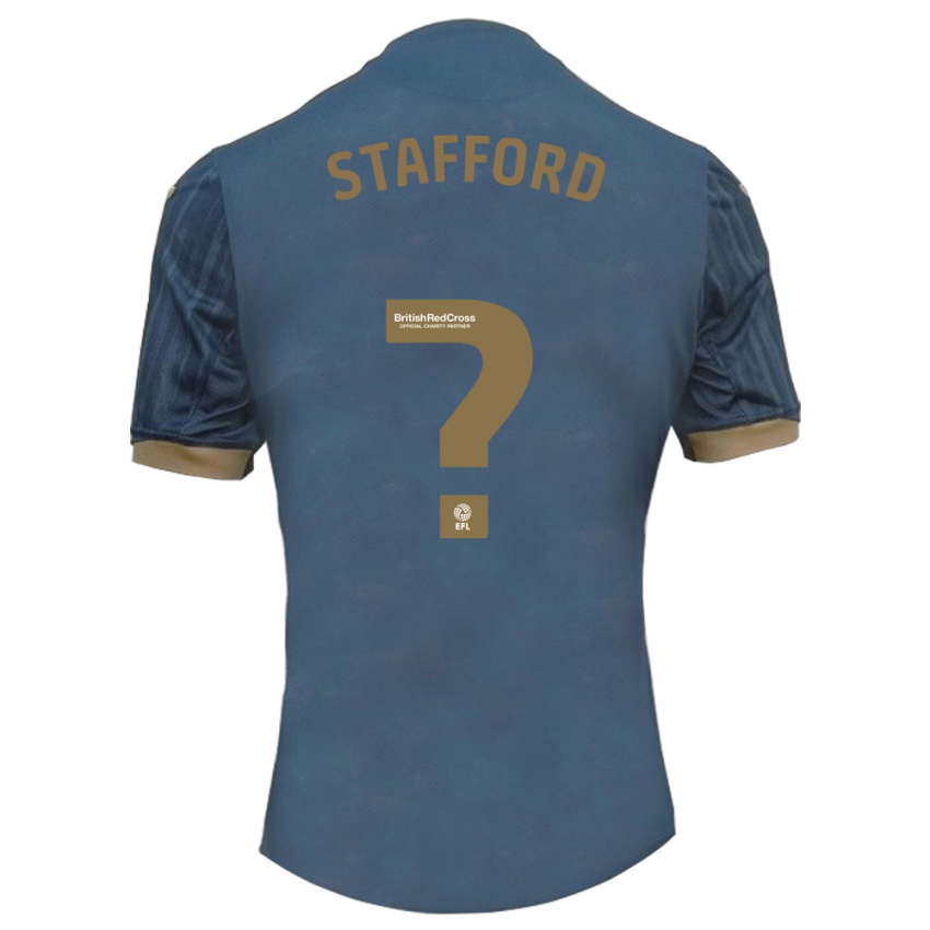 Criança Camisola Jack Stafford #0 Azul-Petróleo Escuro Alternativa 2023/24 Camisa Brasil