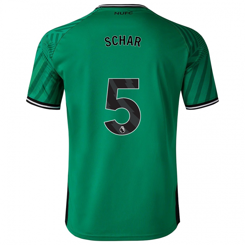 Criança Camisola Fabian Schär #5 Verde Alternativa 2023/24 Camisa Brasil