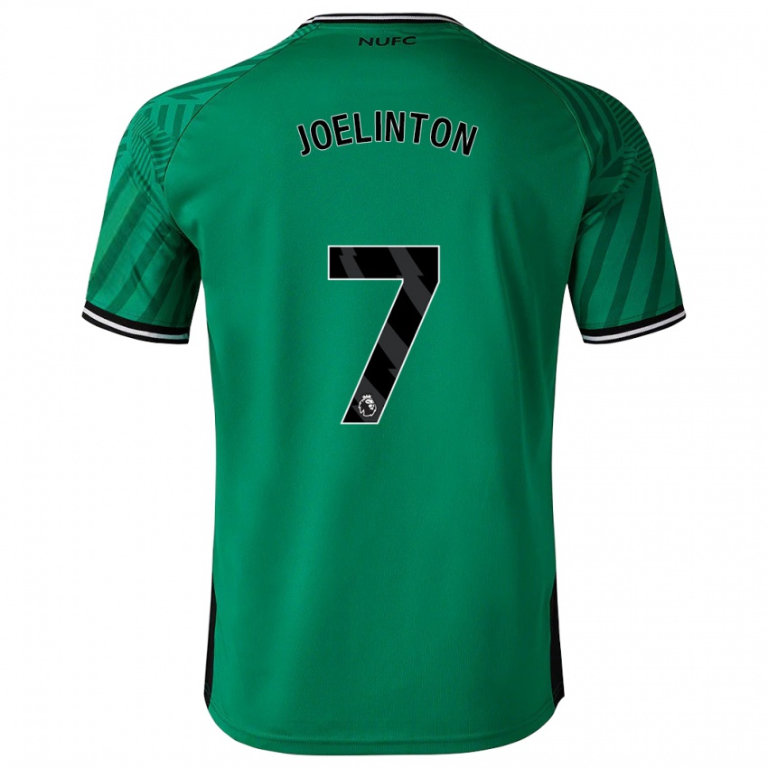 Criança Camisola Joelinton #7 Verde Alternativa 2023/24 Camisa Brasil