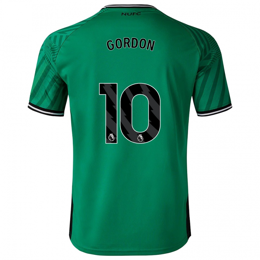 Criança Camisola Anthony Gordon #10 Verde Alternativa 2023/24 Camisa Brasil