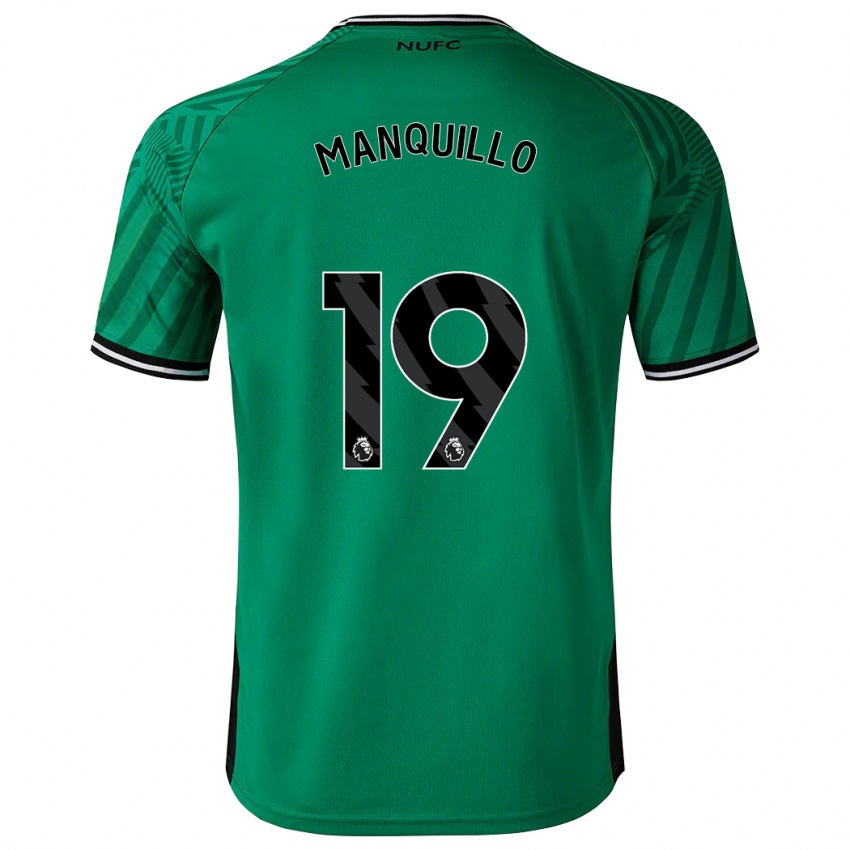 Criança Camisola Javier Manquillo #19 Verde Alternativa 2023/24 Camisa Brasil