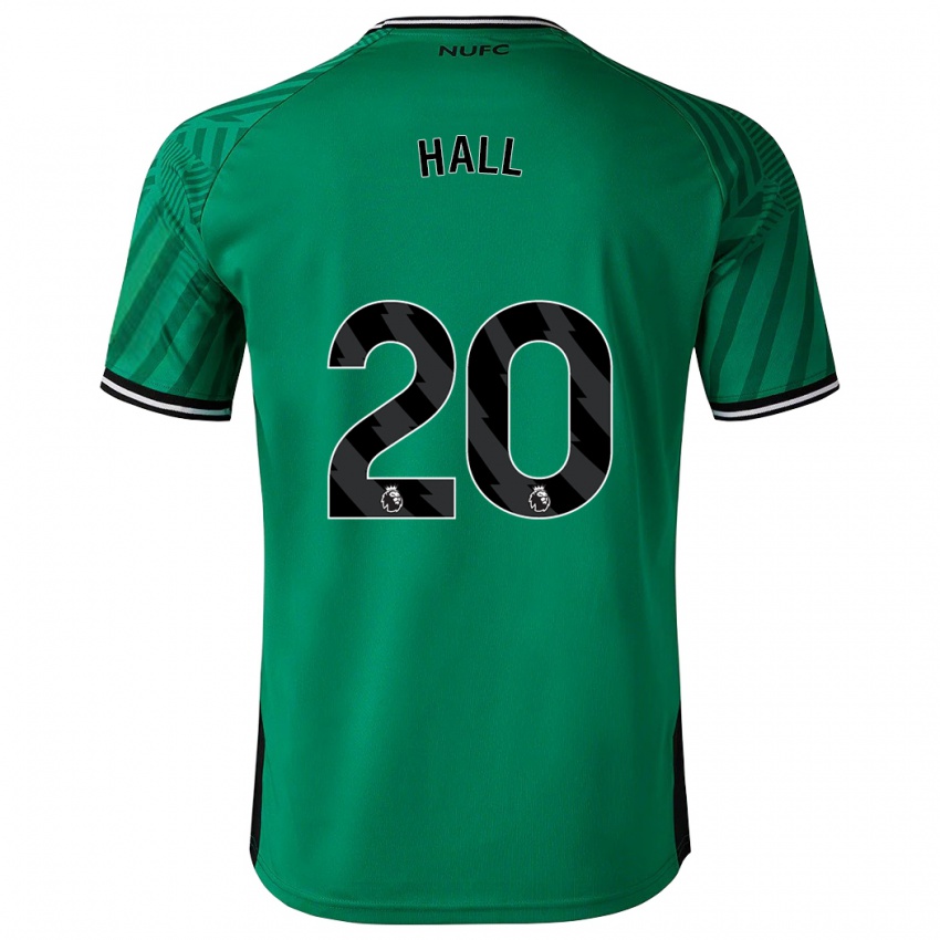 Criança Camisola Lewis Hall #20 Verde Alternativa 2023/24 Camisa Brasil