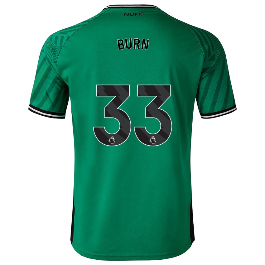 Criança Camisola Dan Burn #33 Verde Alternativa 2023/24 Camisa Brasil