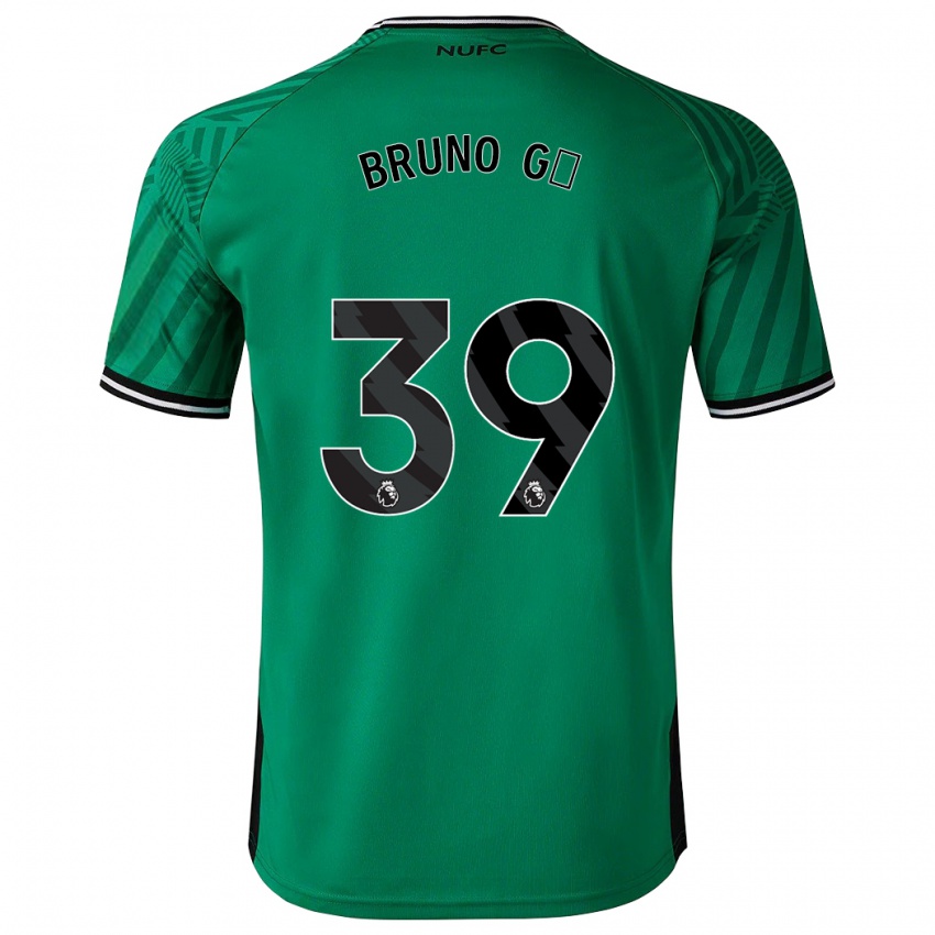 Criança Camisola Bruno Guimaraes #39 Verde Alternativa 2023/24 Camisa Brasil