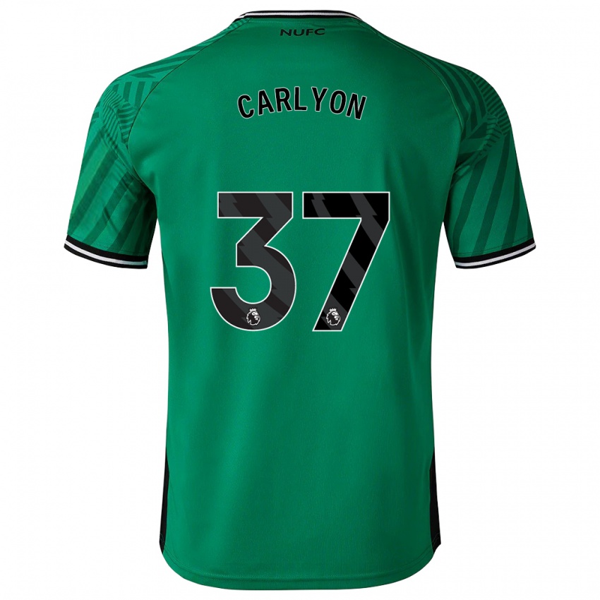 Criança Camisola Nathan Carlyon #37 Verde Alternativa 2023/24 Camisa Brasil