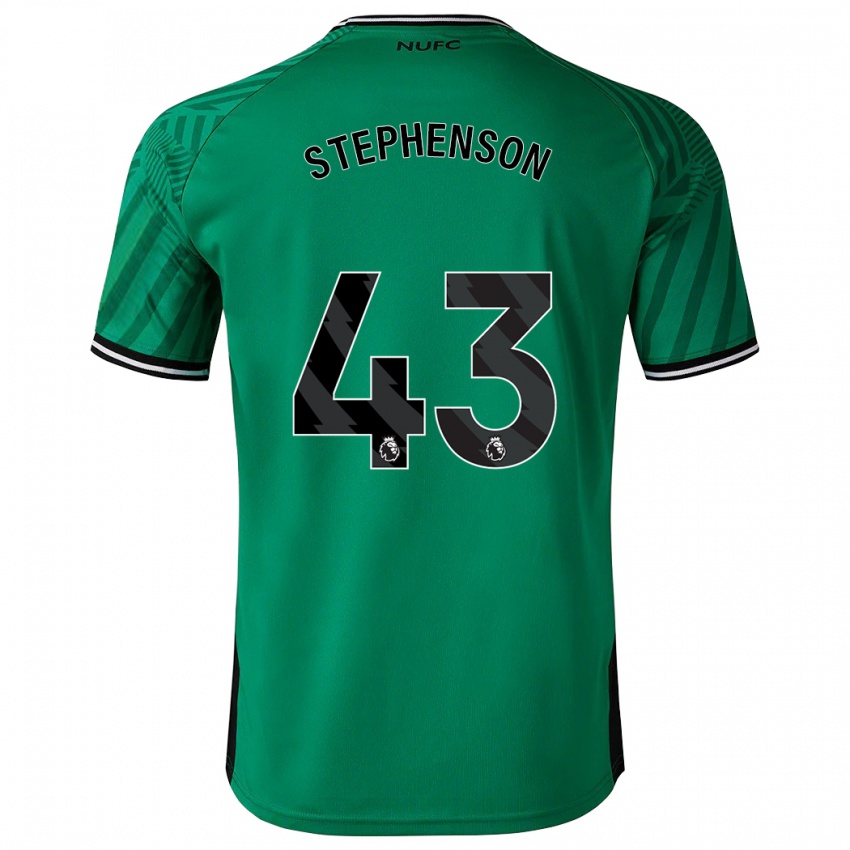 Criança Camisola Dylan Stephenson #43 Verde Alternativa 2023/24 Camisa Brasil