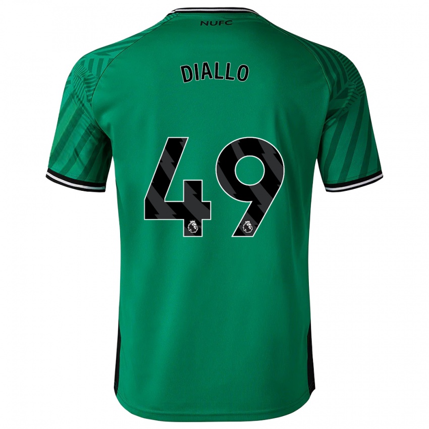 Criança Camisola Amadou Diallo #49 Verde Alternativa 2023/24 Camisa Brasil