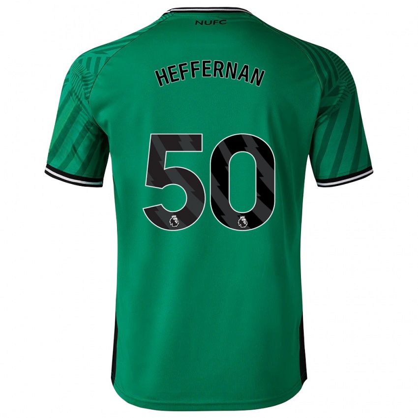 Criança Camisola Cathal Heffernan #50 Verde Alternativa 2023/24 Camisa Brasil