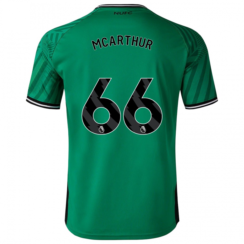 Criança Camisola Charlie Mcarthur #66 Verde Alternativa 2023/24 Camisa Brasil