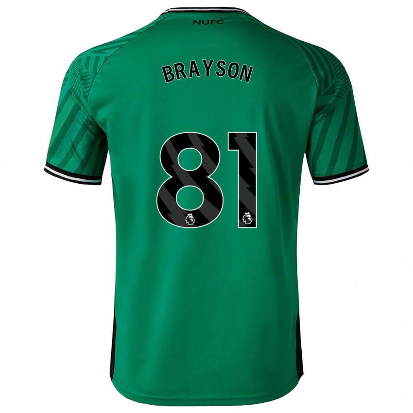 Criança Camisola Joe Brayson #81 Verde Alternativa 2023/24 Camisa Brasil