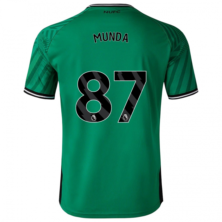 Criança Camisola Anthony Munda #87 Verde Alternativa 2023/24 Camisa Brasil