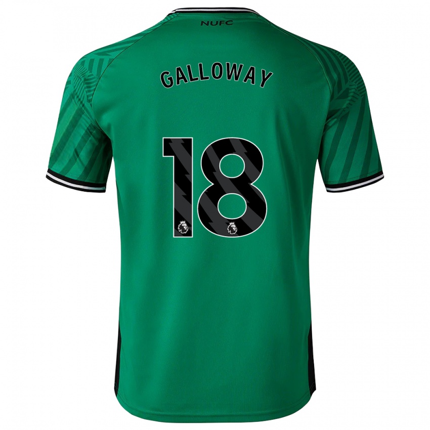 Criança Camisola Bridget Galloway #18 Verde Alternativa 2023/24 Camisa Brasil