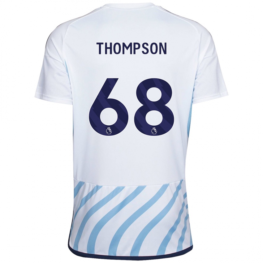 Criança Camisola Jack Thompson #68 Branco Azul Alternativa 2023/24 Camisa Brasil