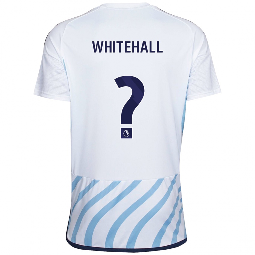 Criança Camisola Archie Whitehall #0 Branco Azul Alternativa 2023/24 Camisa Brasil