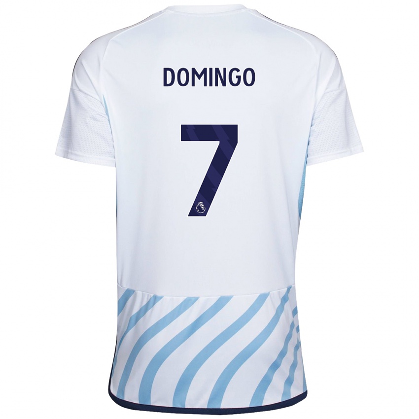 Criança Camisola Sophie Domingo #7 Branco Azul Alternativa 2023/24 Camisa Brasil