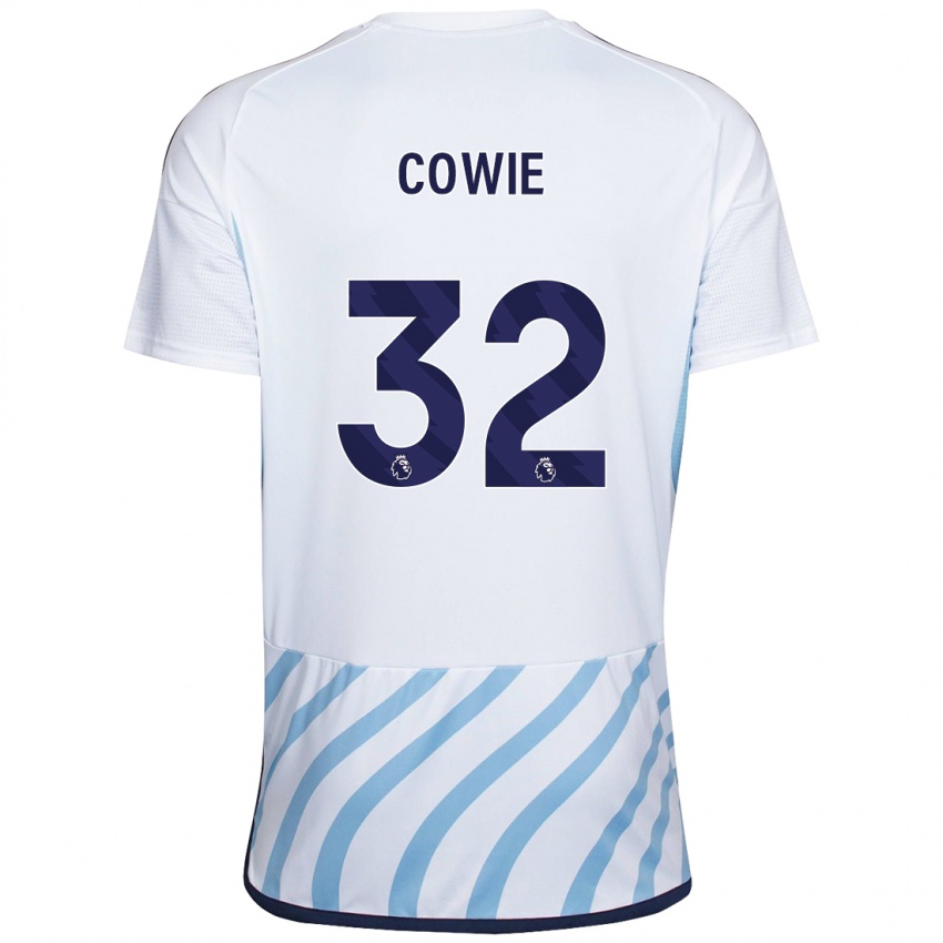 Criança Camisola Abi Cowie #32 Branco Azul Alternativa 2023/24 Camisa Brasil