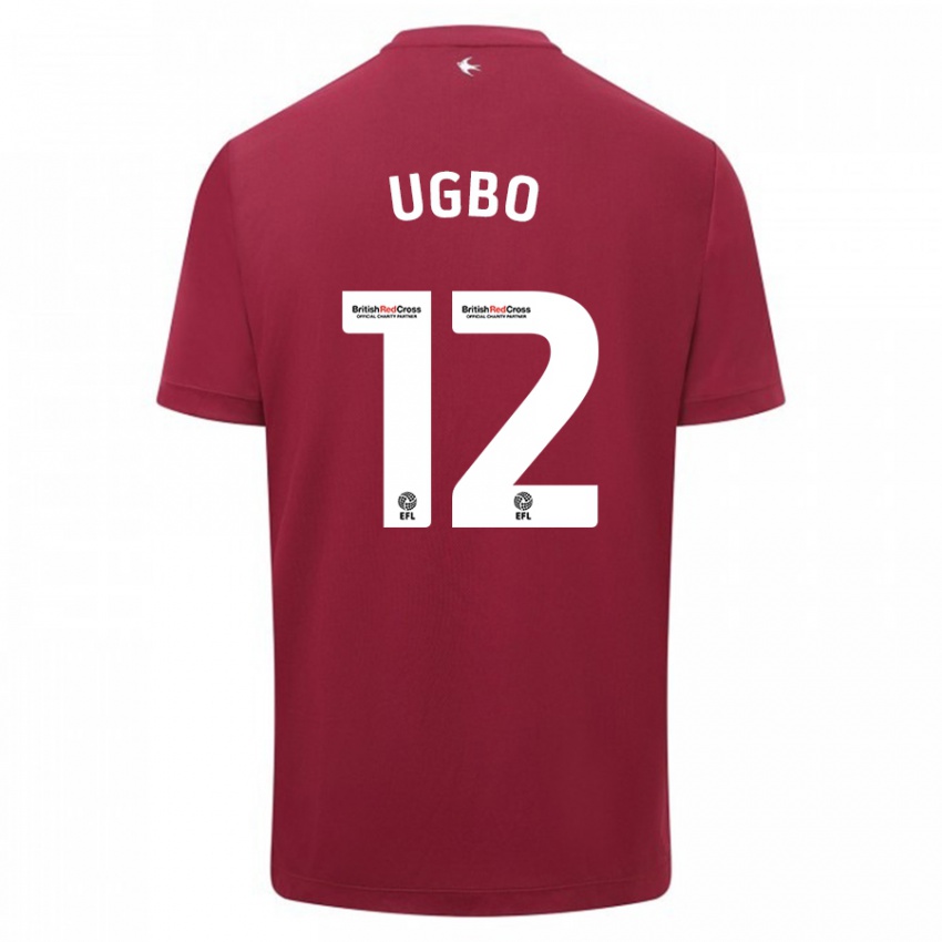 Criança Camisola Iké Ugbo #12 Vermelho Alternativa 2023/24 Camisa Brasil