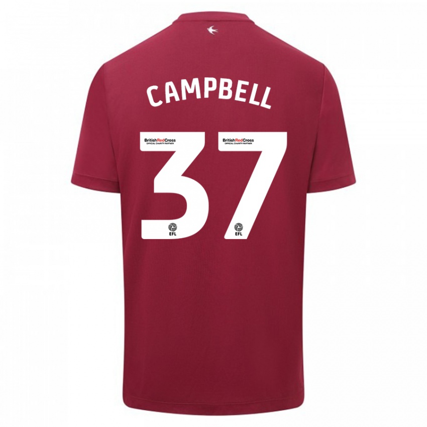 Criança Camisola Vontae Daley-Campbell #37 Vermelho Alternativa 2023/24 Camisa Brasil