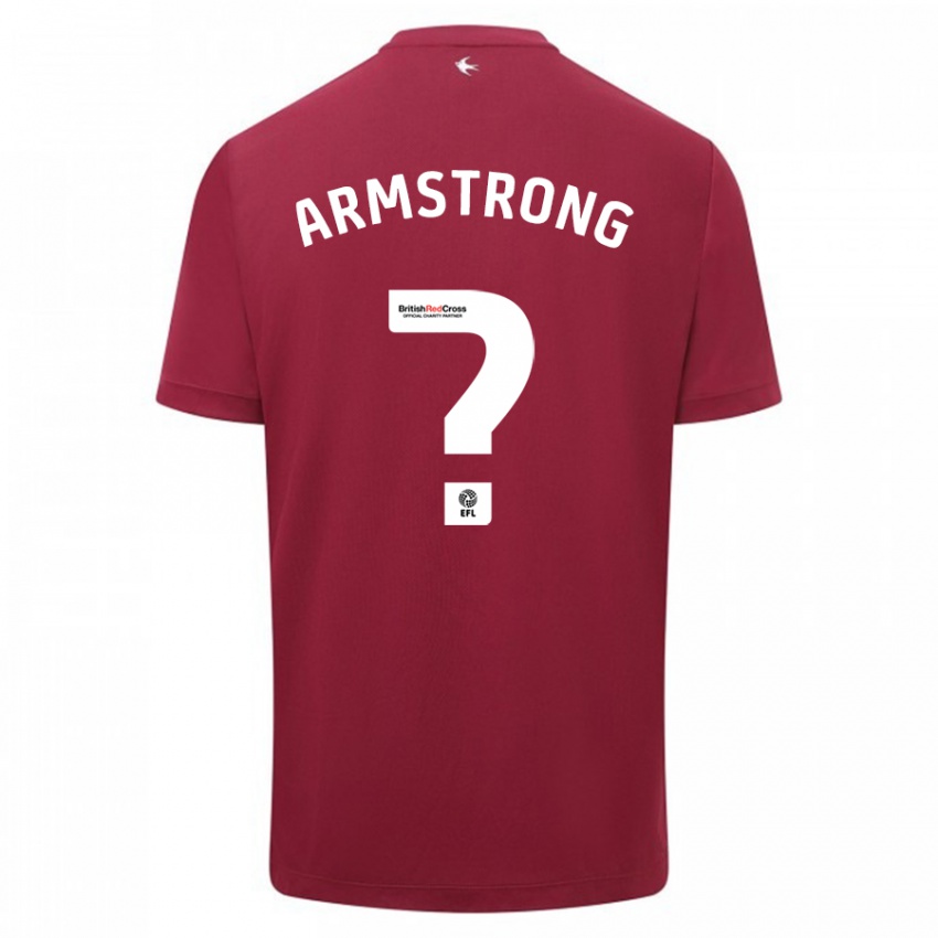 Criança Camisola Luke Armstrong #0 Vermelho Alternativa 2023/24 Camisa Brasil